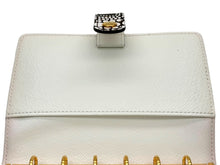 画像をギャラリービューアに読み込む, LOUIS VUITTON ルイ ヴィトン アジェンダー 12SS 草間彌生 R21131 モノグラム キャンバス ホワイト ブラウン 美品 中古 67141