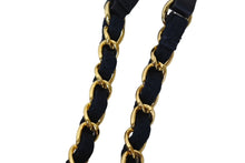Load image into Gallery viewer, 極美品 CHANEL シャネル ドーヴィル チェーン トートバッグ 17番台 ネイビー デニム ココマーク ロゴ ゴールド金具 中古 67146