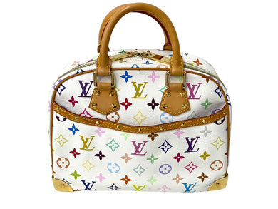 極美品 LOUIS VUITTON ルイヴィトン ハンドバッグ トゥルービル モノグラム マルチカラー M92663 ゴールド金具 中古 67147