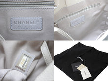 画像をギャラリービューアに読み込む, 極美品 CHANEL シャネル ドーヴィルPM トートバッグ A93256 22番台 2016年 キャビアスキン ホワイト シルバー金具 中古 67150