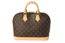 画像をギャラリービューアに読み込む, 極美品 LOUIS VUITTON ルイヴィトン アルマPM ハンドバッグ 廃番 M51130 モノグラム ゴールド金具 ブラウン 中古 67157