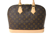 画像をギャラリービューアに読み込む, 極美品 LOUIS VUITTON ルイヴィトン アルマPM ハンドバッグ 廃番 M51130 モノグラム ゴールド金具 ブラウン 中古 67157