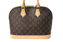画像をギャラリービューアに読み込む, 極美品 LOUIS VUITTON ルイヴィトン アルマPM ハンドバッグ 廃番 M51130 モノグラム ゴールド金具 ブラウン 中古 67157