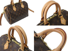 画像をギャラリービューアに読み込む, LOUIS VUITTON ルイ ヴィトン スピーディ バンドリエール25 ハンドバッグ M41113 モノグラム ブラウン 新型 美品 中古 67158