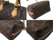 画像をギャラリービューアに読み込む, LOUIS VUITTON ルイ ヴィトン スピーディ バンドリエール25 ハンドバッグ M41113 モノグラム ブラウン 新型 美品 中古 67158