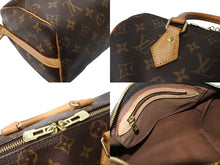 画像をギャラリービューアに読み込む, LOUIS VUITTON ルイ ヴィトン スピーディ バンドリエール25 ハンドバッグ M41113 モノグラム ブラウン 新型 美品 中古 67158