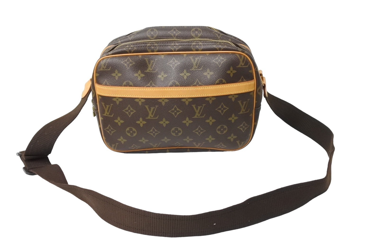 LOUIS VUITTON ルイヴィトン ショルダーバッグ リポーターPM M45254 SP0032 モノグラム ブラウン 美品 中古 67177  – Casanova Vintage