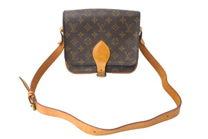 LOUIS VUITTON ルイ ヴィトン カルトシエールMM ショルダーバッグ M51253 モノグラムキャンバス ブラウン 美品 中古 67180  – Casanova Vintage