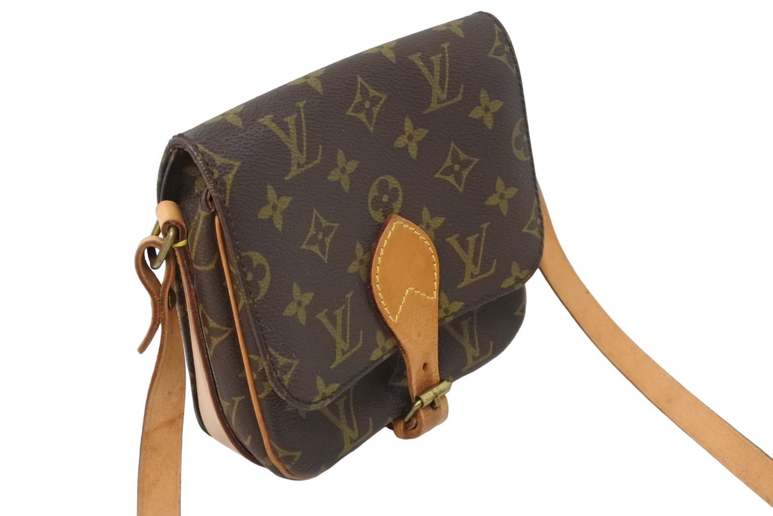 LOUIS VUITTON ルイ ヴィトン ミニカルトシエール ショルダーバッグ M51254 モノグラムキャンバス ブラウン 美品 中古 67181  – Casanova Vintage