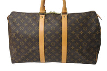 Load image into Gallery viewer, LOUIS VUITTON ルイヴィトン キーポル45 ボストンバッグ M41428 SP0917 モノグラム ブラウン ゴールド金具 美品 中古 67188