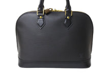 画像をギャラリービューアに読み込む, LOUIS VUITTON ルイヴィトン ハンドバッグ バッグ エピ アルマ PM M52142 カーフ ブラック ゴールド金具 美品 中古 67189