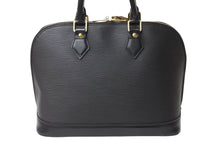 画像をギャラリービューアに読み込む, LOUIS VUITTON ルイヴィトン ハンドバッグ バッグ エピ アルマ PM M52142 カーフ ブラック ゴールド金具 美品 中古 67189
