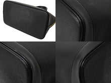画像をギャラリービューアに読み込む, LOUIS VUITTON ルイヴィトン ハンドバッグ バッグ エピ アルマ PM M52142 カーフ ブラック ゴールド金具 美品 中古 67189