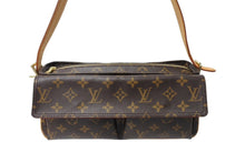 画像をギャラリービューアに読み込む, LOUIS VUITTON ルイ ヴィトン モノグラム ヴィバシテMM ワンショルダーバッグ PVCコーティング M51164 ブラウン ゴールド金具 美品 中古 67191