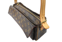 画像をギャラリービューアに読み込む, LOUIS VUITTON ルイ ヴィトン モノグラム ヴィバシテMM ワンショルダーバッグ PVCコーティング M51164 ブラウン ゴールド金具 美品 中古 67191