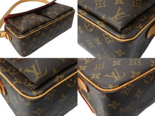 画像をギャラリービューアに読み込む, LOUIS VUITTON ルイ ヴィトン モノグラム ヴィバシテMM ワンショルダーバッグ PVCコーティング M51164 ブラウン ゴールド金具 美品 中古 67191