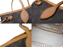 画像をギャラリービューアに読み込む, LOUIS VUITTON ルイヴィトン モノグラム ネヴァーフルPM トートバッグ ブラウン M41245 ロゴ ゴールド金具 美品 中古 67205
