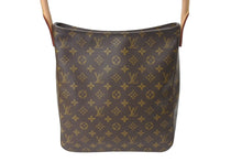 Load image into Gallery viewer, 極美品 LouisVuitton ルイヴィトン ルーピングGM ハンドバッグ モノグラム M51145 MI0070 ブラウン ゴールド金具 中古 67209