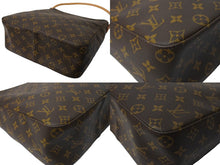 Load image into Gallery viewer, 極美品 LouisVuitton ルイヴィトン ルーピングGM ハンドバッグ モノグラム M51145 MI0070 ブラウン ゴールド金具 中古 67209