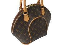 画像をギャラリービューアに読み込む, 極美品 LOUIS VUITTON ルイヴィトン ハンドバッグ M51127 エリプスPM モノグラムキャンバス ブラウン ゴールド金具 中古 67212