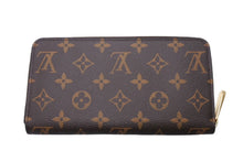 画像をギャラリービューアに読み込む, LOUIS VUITTON ルイヴィトン ジッピー ウォレット 長財布 財布 M60017 モノグラム ブラウン系 ゴールド金具 美品 中古 67215
