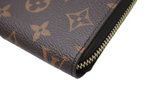 画像をギャラリービューアに読み込む, LOUIS VUITTON ルイヴィトン ジッピー ウォレット 長財布 財布 M60017 モノグラム ブラウン系 ゴールド金具 美品 中古 67215