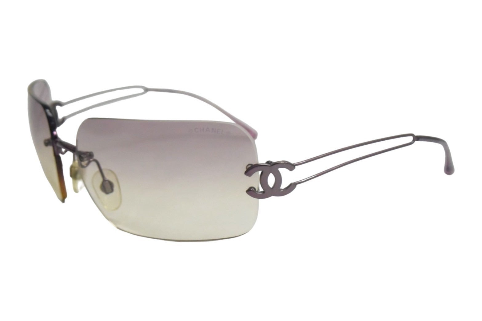 CHANEL シャネル サングラス サイズ62□16 120 ココマーク リムレス