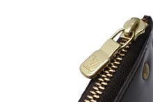 Load image into Gallery viewer, LouisVuitton ルイヴィトン コインケース 小銭入れ CA0040 スペイン製 ダミエ ブラウン ゴールド金具 美品 中古 67223