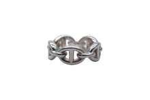 Load image into Gallery viewer, HERMES エルメス シェーヌダンクル アンシェネリング 指輪 リング サイズ 9号 49 レディース シルバー925 5g 良品 中古 67227