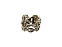 Load image into Gallery viewer, HERMES エルメス シェーヌダンクル アンシェネGM リング 指輪 サイズ16号 重量16.2g シルバ−925 ヴィンテージ 美品 中古 67229