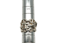 Load image into Gallery viewer, HERMES エルメス シェーヌダンクル アンシェネGM リング 指輪 サイズ16号 重量16.2g シルバ−925 ヴィンテージ 美品 中古 67229