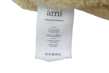 画像をギャラリービューアに読み込む, Ami Paris アミ パリス クロップドムートンジャケット B-3 ターキー製 羊革 ブラウン シルバー金具 美品 中古 67244