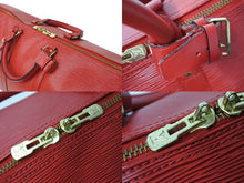 Load image into Gallery viewer, Louis Vuitton ルイヴィトン エピ キーポル50 ボストンバッグ M42967 カスティリアンレッド エピレザー 美品 中古 67267