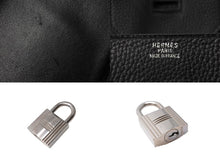 Load image into Gallery viewer, 極美品 ゴルチェデザイン HERMES エルメス ショルダーバーキン ブラック トリヨンクレマンス ◻︎I刻 シルバー金具 中古 67290