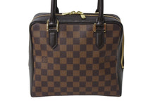 Load image into Gallery viewer, LOUIS VUITTON ルイヴィトン ハンドバッグ ブレラ ダミエ エベヌ N51150 ゴールド金具 ブラウン 美品 中古 67296