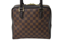 Load image into Gallery viewer, LOUIS VUITTON ルイヴィトン ハンドバッグ ブレラ ダミエ エベヌ N51150 ゴールド金具 ブラウン 美品 中古 67296