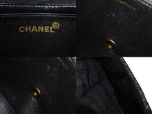 画像をギャラリービューアに読み込む, 極美品 CHANEL シャネル ミニマトラッセ チェーン ショルダー バッグ デニム ブラック A01115 5番台 ゴールド金具 中古 67300