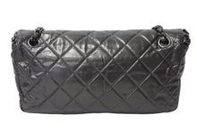 画像をギャラリービューアに読み込む, CHANEL シャネル マトラッセ チェーンアラウンド ショルダーバッグ 16番台 カーフスキン グレー ブラック金具 美品 中古 67301