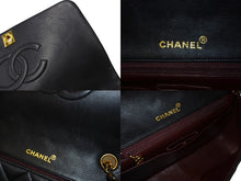 画像をギャラリービューアに読み込む, 極美品 CHANEL シャネル マトラッセ フルフラップ ショルダーバッグ ココマーク 1番台 ラムスキン ブラック ゴールド金具 中古 67302