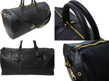 画像をギャラリービューアに読み込む, CHANEL シャネル ココマーク 2WAY ボストンバッグ ショルダーバッグ 3番台 キャビアスキン ブラック ゴールド金具 美品 中古 67305