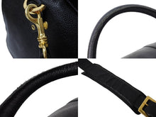 画像をギャラリービューアに読み込む, CHANEL シャネル ココマーク 2WAY ボストンバッグ ショルダーバッグ 3番台 キャビアスキン ブラック ゴールド金具 美品 中古 67305