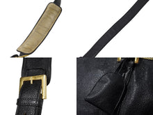 画像をギャラリービューアに読み込む, CHANEL シャネル ココマーク 2WAY ボストンバッグ ショルダーバッグ 3番台 キャビアスキン ブラック ゴールド金具 美品 中古 67305