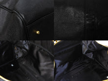 画像をギャラリービューアに読み込む, CHANEL シャネル ココマーク 2WAY ボストンバッグ ショルダーバッグ 3番台 キャビアスキン ブラック ゴールド金具 美品 中古 67305