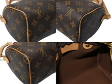 画像をギャラリービューアに読み込む, 極美品 LOUIS VUITTON ルイヴィトン ナノスピーディ ハンドバッグ 2WAY M61252 モノグラムキャンバス ヌメ革 中古 67310