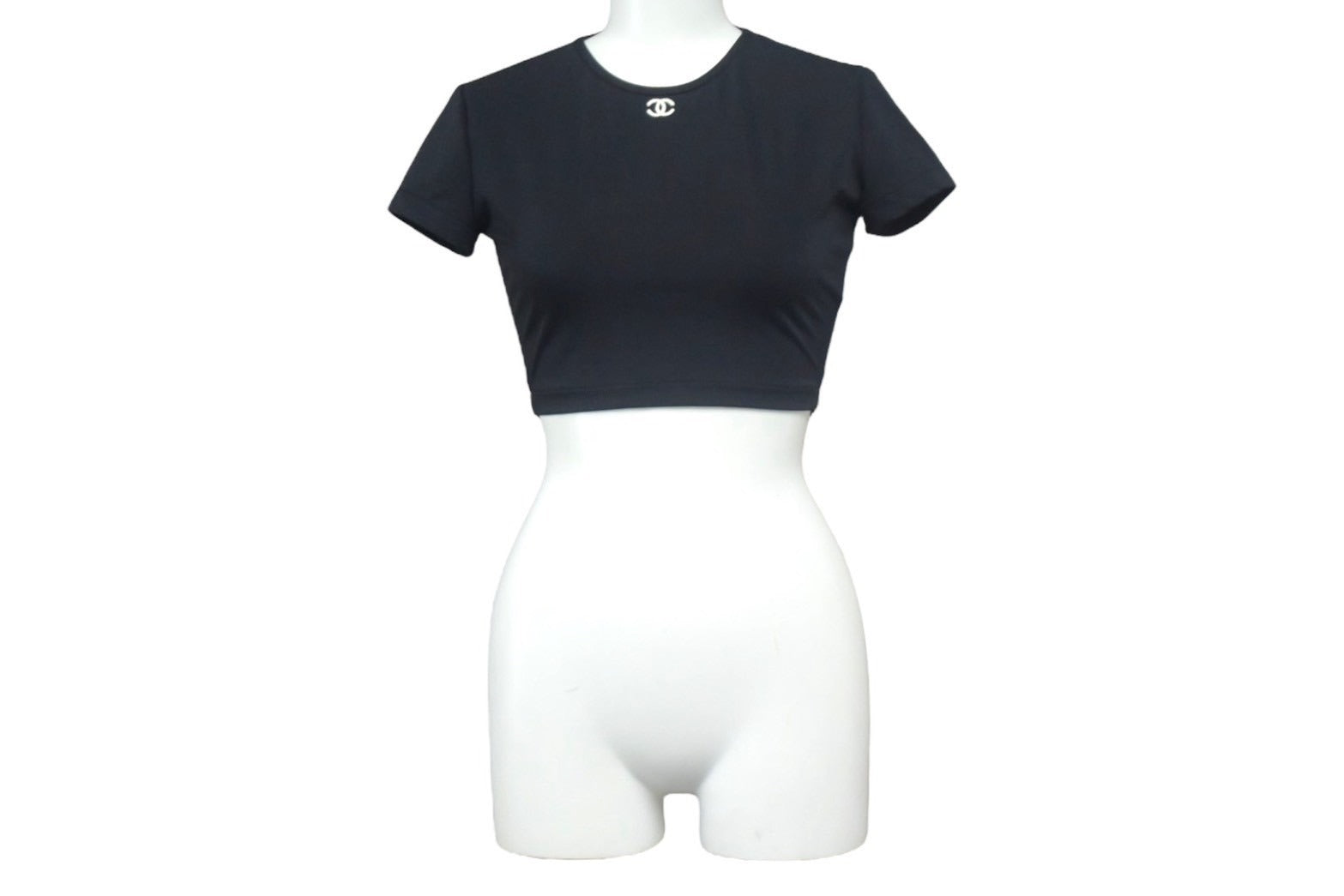 A*A様 CHANEL シャネル ココマーク クロップド Tシャツ チビT ピン CHANEL シャネル 半袖Tシャツ チビT クロップド ココマーク フランス