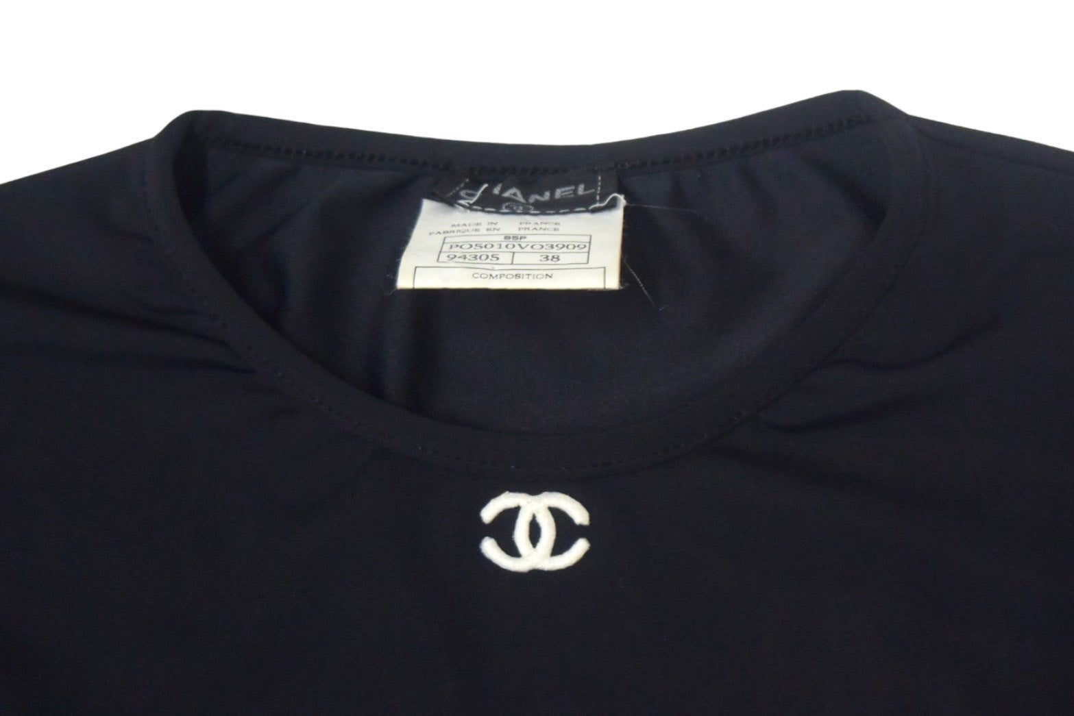 CHANEL シャネル 半袖Tシャツ チビT クロップド ココマーク フランス