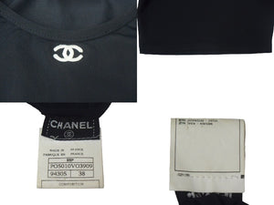CHANEL シャネル 半袖Tシャツ チビT クロップド ココマーク フランス