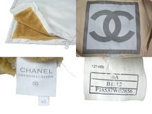 画像をギャラリービューアに読み込む, CHANEL シャネル シャネルスポーツ ボアジャケット スキーウェア P18537W02856 ベージュ グレー サイズ40 美品 中古 67321