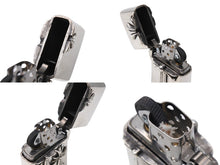 画像をギャラリービューアに読み込む, ChromeHearts クロムハーツ CHクロスタイニー ダブルクロス スリム ナロー ジッポ 115.8g シルバー925 美品 中古 67325