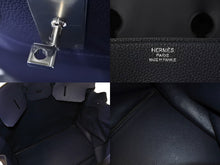 Load image into Gallery viewer, 新品同様 HERMES エルメス バーキン オータクロア50 トゴ ブルーニュイ シルバー金具 Z刻印 中古 67331